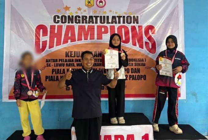 INKAI Sinjai Tembus Empat Besar, Karateka SDIT Wahdah Raih Medali Emas