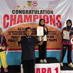 INKAI Sinjai Tembus Empat Besar, Karateka SDIT Wahdah Raih Medali Emas