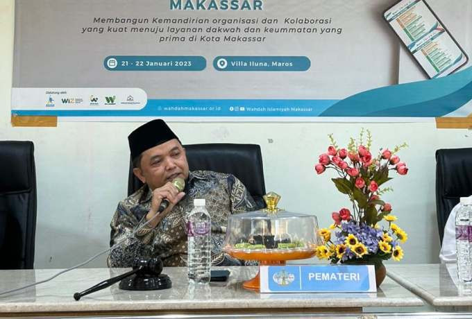 Harapan Ketua DPW Wahdah Sulsel di Mukerda Wahdah Makassar
