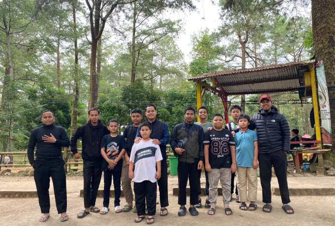 Eratkan Kebersamaan Sebelum Berpisah, RTQ Wahdah Sinjai Gelar Rihlah