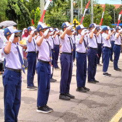 Semarak Gerak Jalan Indah di Sinjai, Santri Wahdah Islamiyah Turut Berpartisipasi